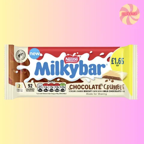 NEW Milkybar Chocolate Crumble Bar 84g