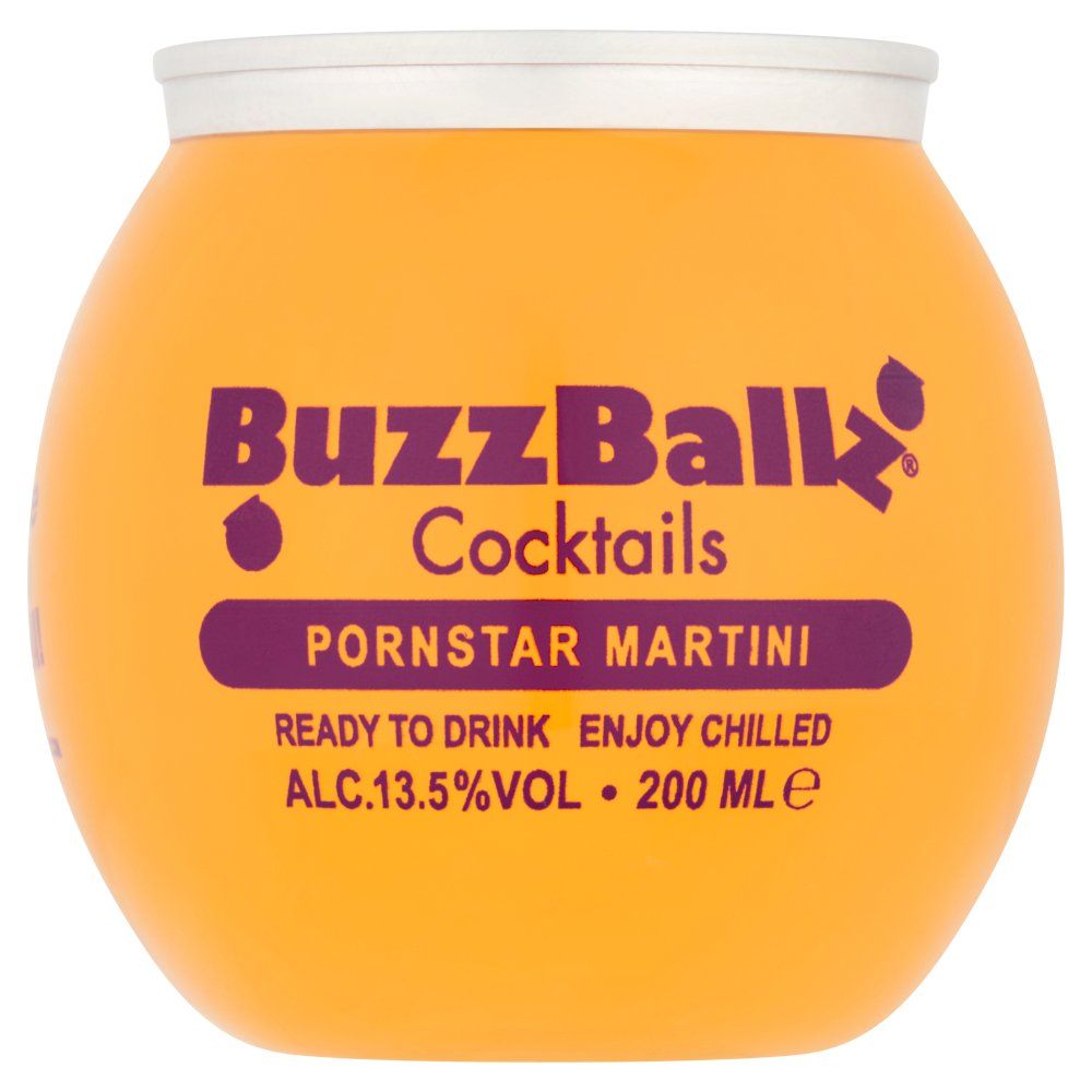 NEW Buzzballz Pornstar Martini 200ml 13.5%