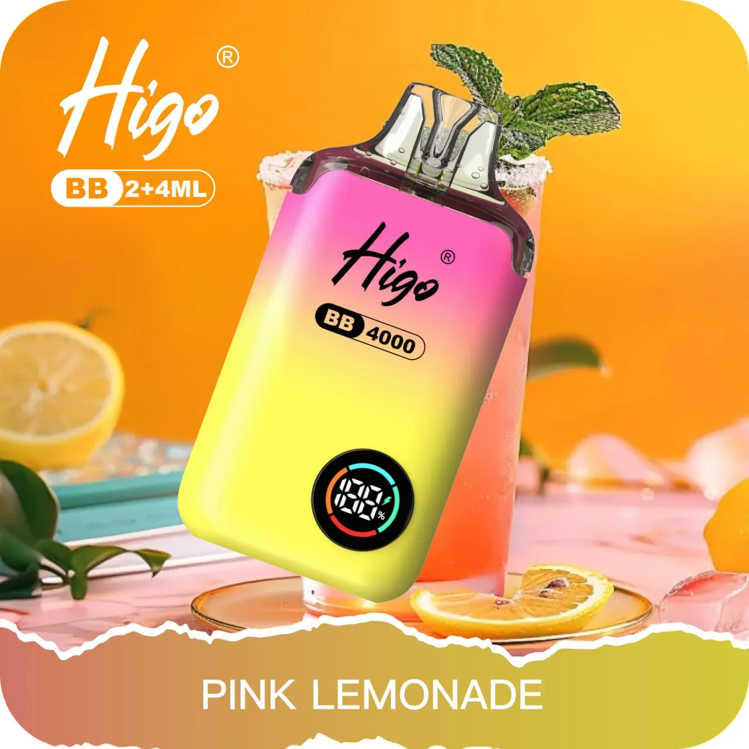 Higo BB 4000 Puffs Device Pink Lemonade
