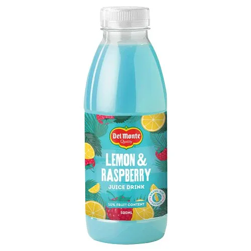 Del Monte Lemon &amp; Raspberry Juice Drink 500ml