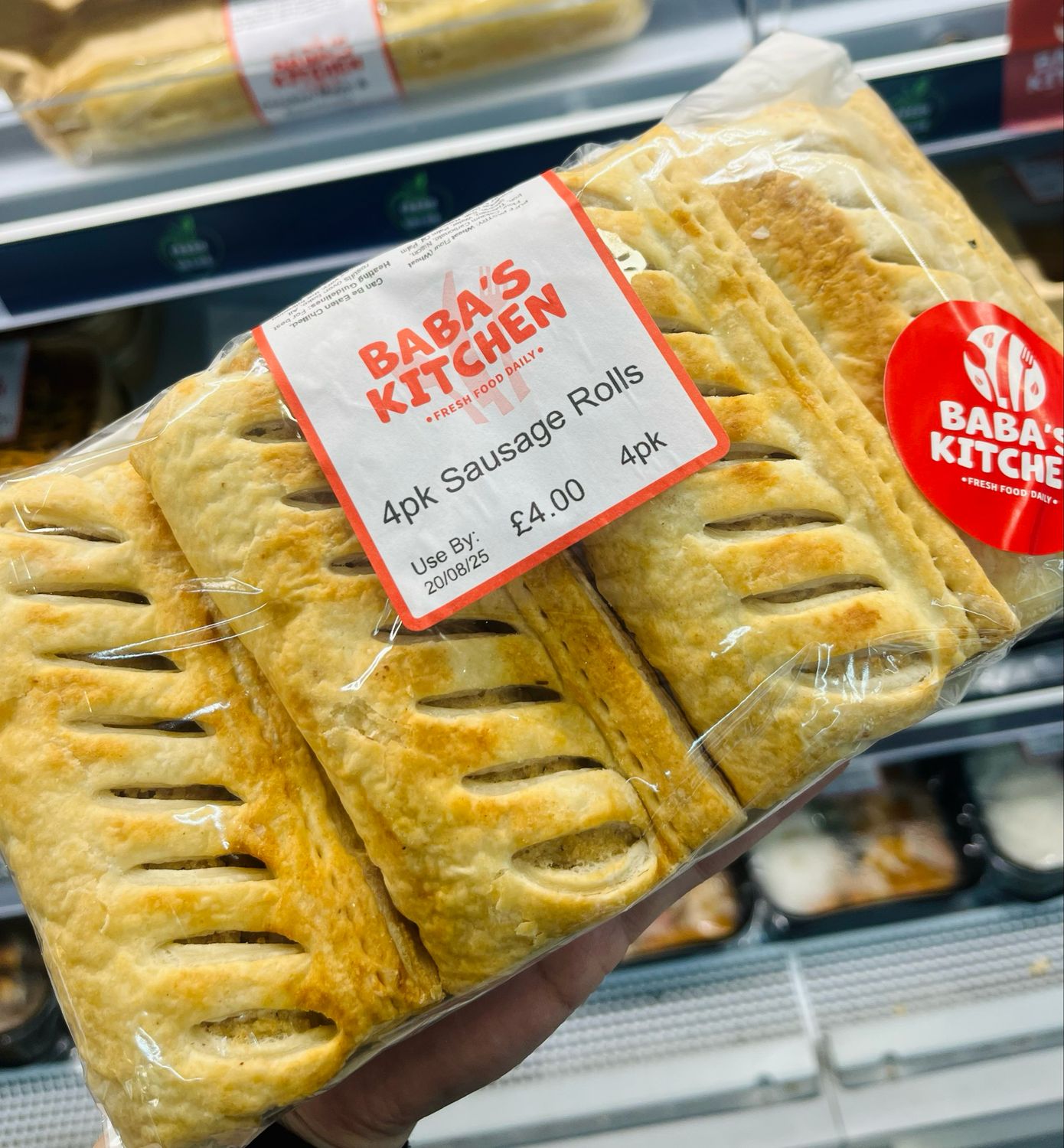 NEW 4pk Sausage Rolls (Chilled)