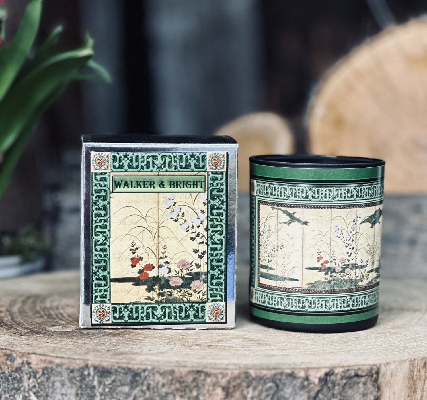 Walker &amp; Bright - Green Tea Candle