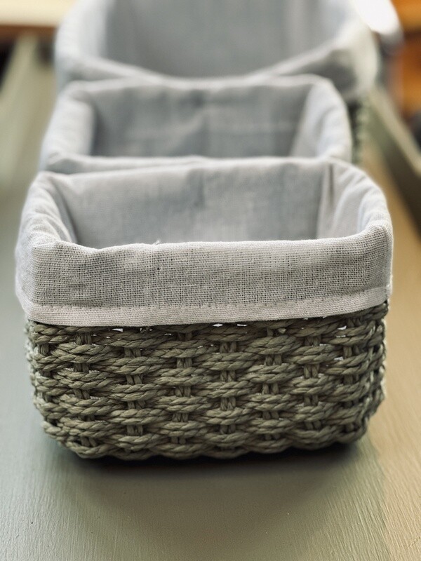 Storage Basket Cloth Lined