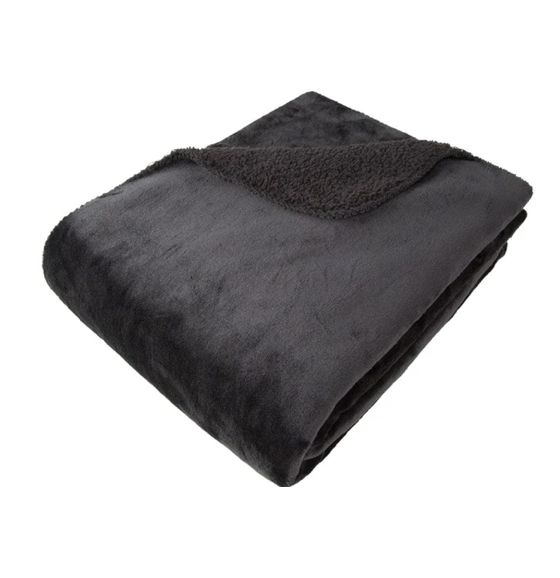 Malini Cosy Black Throw