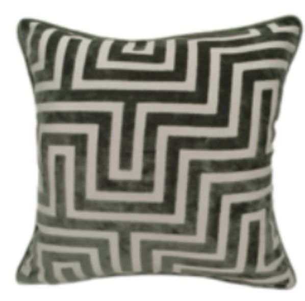 Malini Paul Moneypenny Amazing Cushion in Sage, Colour: Sage