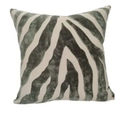 Malini Paul Moneypenny Zebedeedodah Cushion in Sage