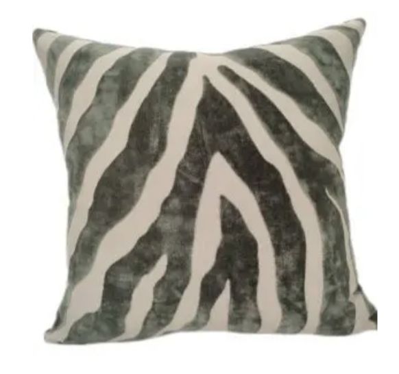 Malini Paul Moneypenny Zebedeedodah Cushion in Sage