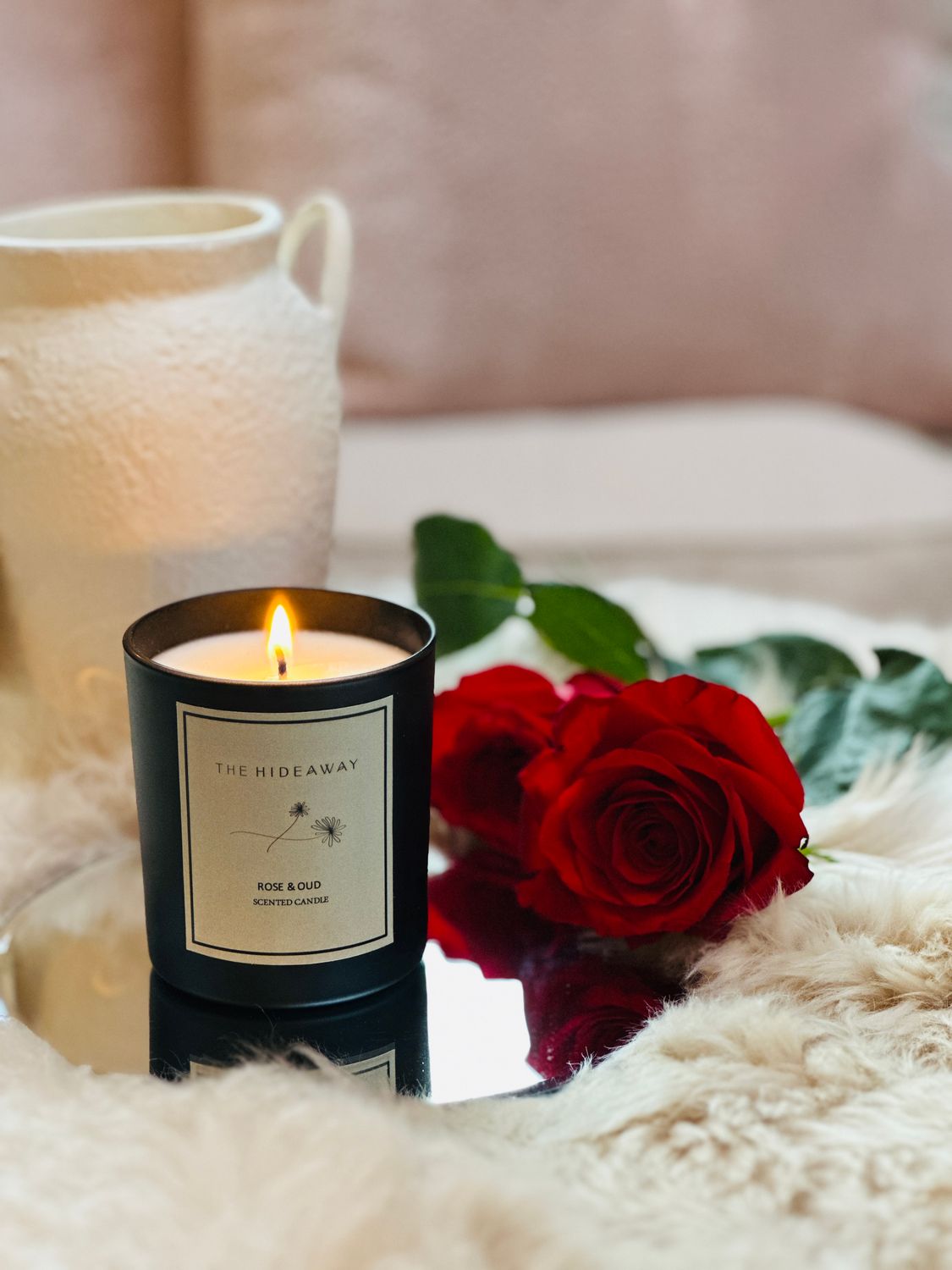 Rose &amp; Oud Hideaway Candle