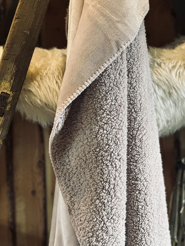 Plush Pink Throw