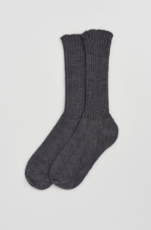Storm Grey Mohair Socks