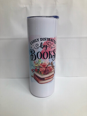 Distracted By Books, Tumbler
