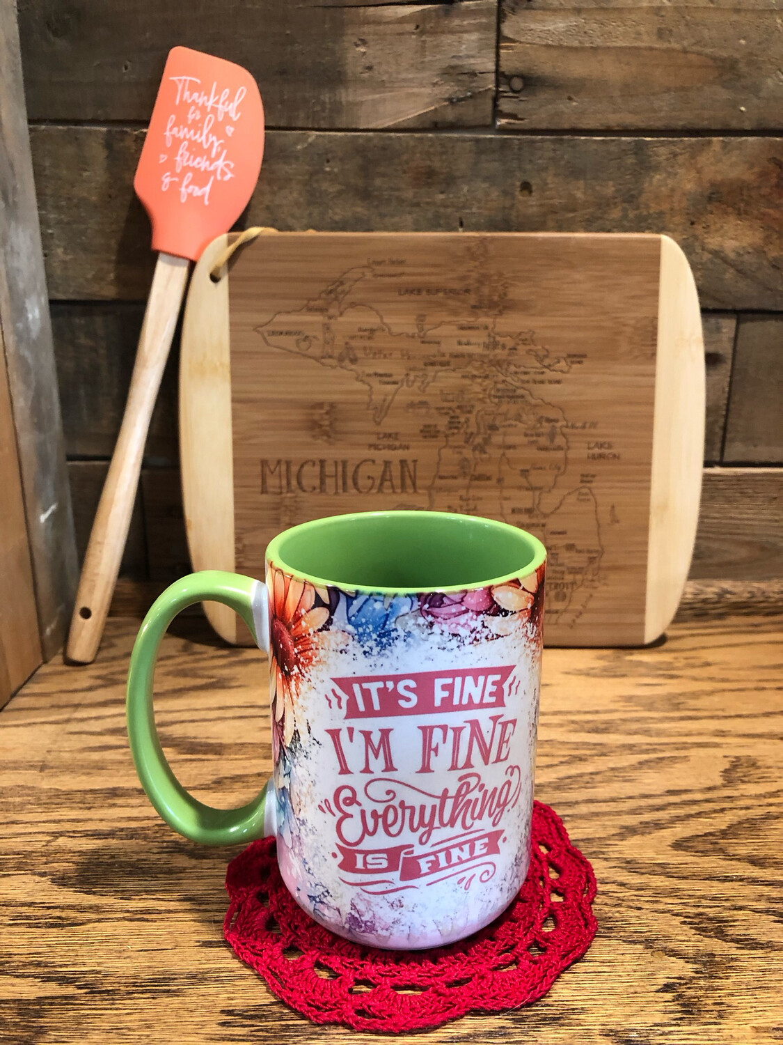 15 oz Coffee Mug &quot;I&#39;m Fine&quot;