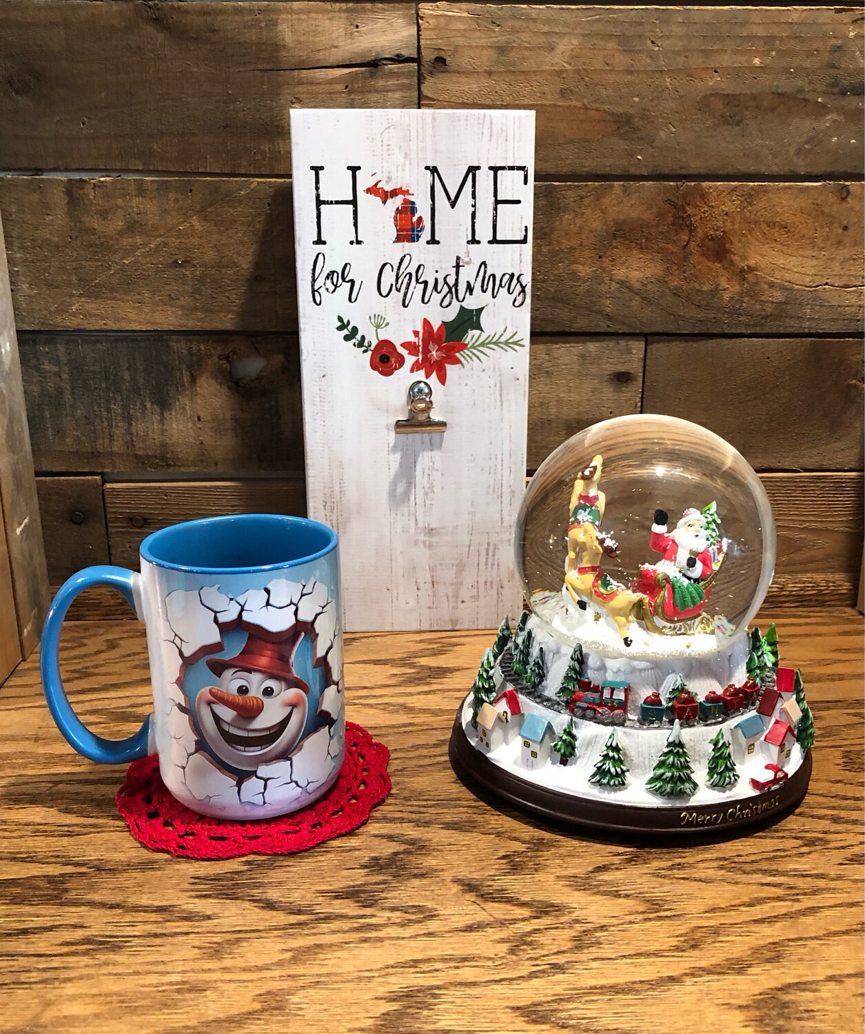 15 oz Coffee Mug 3D snowman