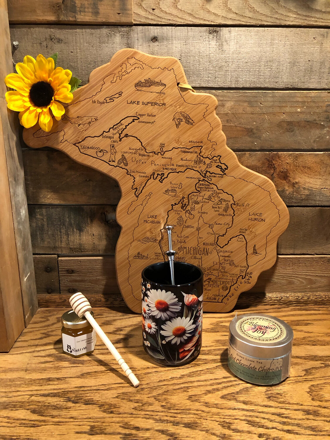 15 oz Coffee Mug 3D Floral