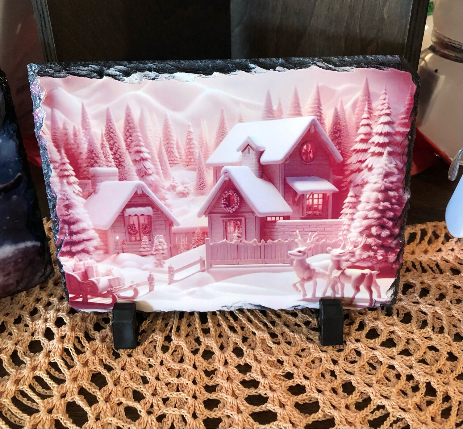 Winter Scene Slate