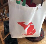 Ortonville Canvas Tote Bag - Red