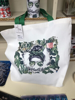 Plant Life Canvas Bag