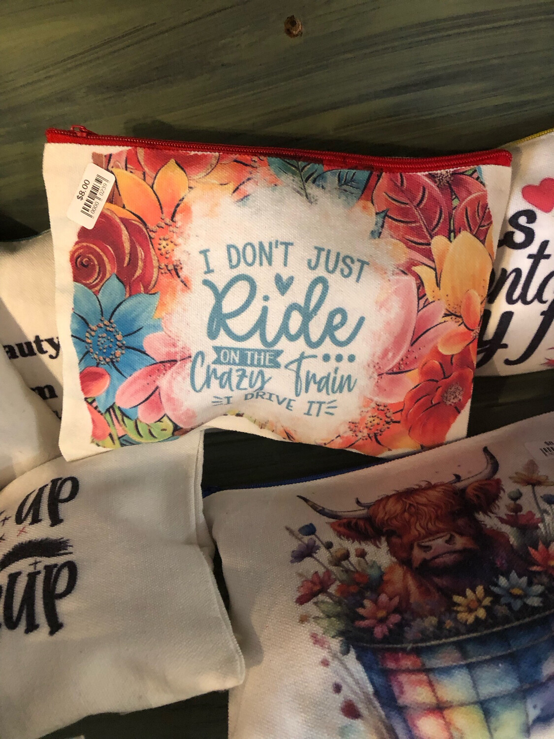 I Don’t Just Ride Canvas Bag