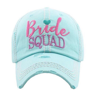 Bride Squad Distressed Cap