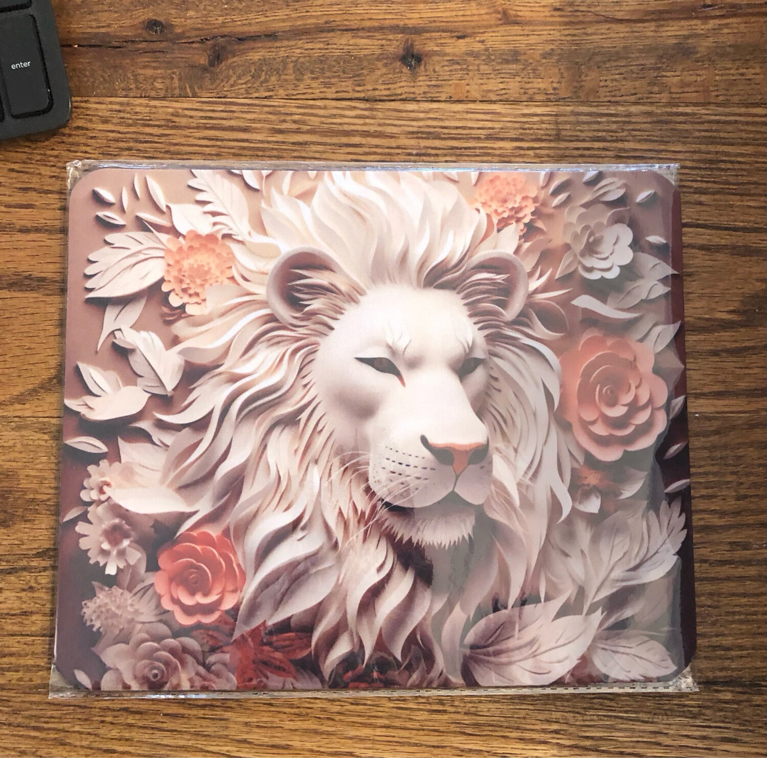 White Lion Mousepad