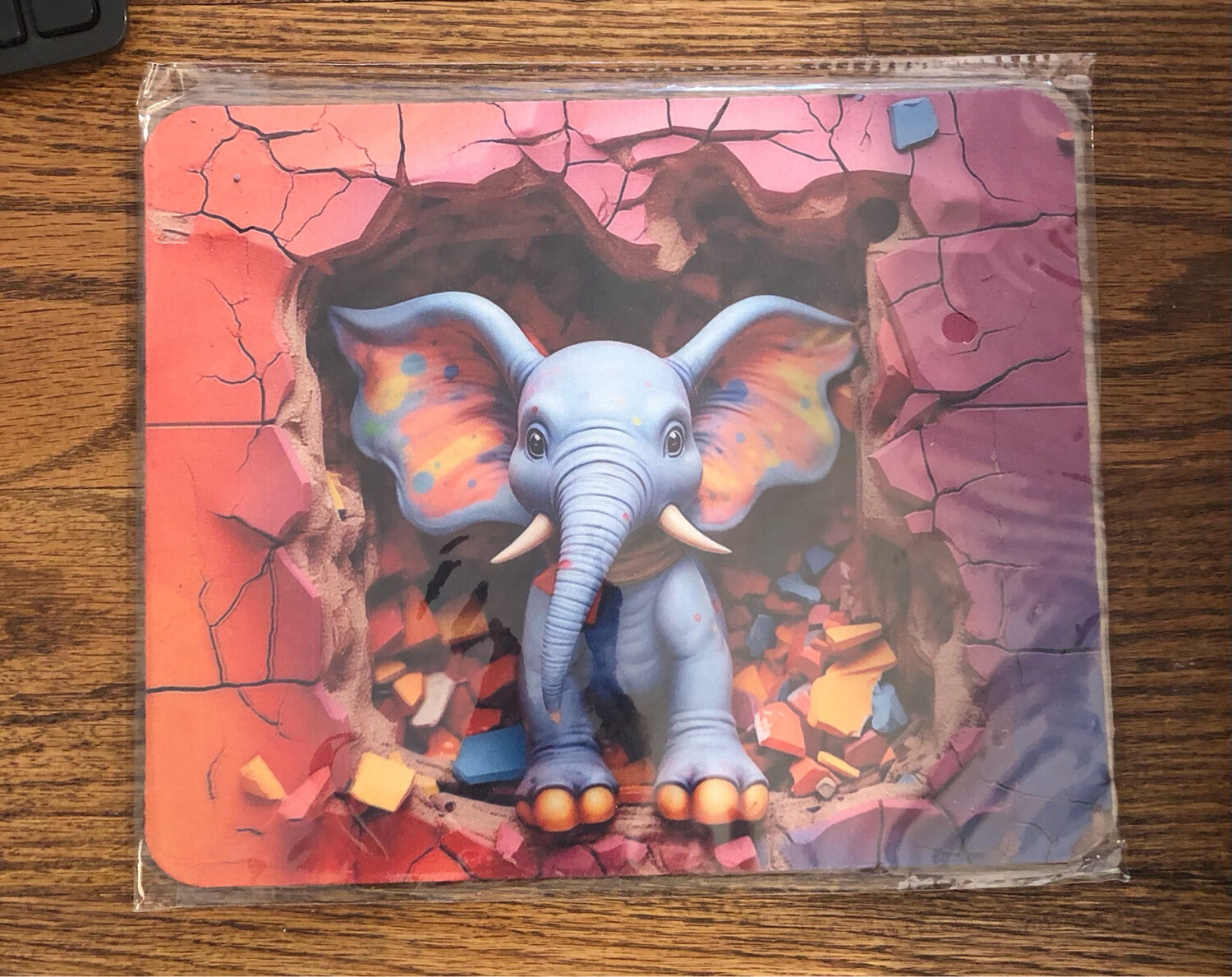 Elephant / Broken Wall Mousepad