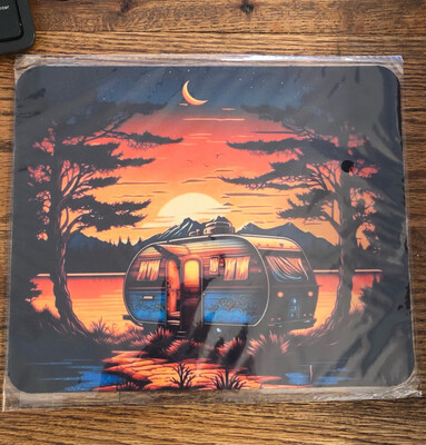 Camper / Sunset Mouse Pad