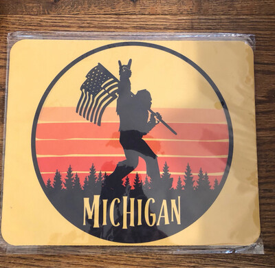 Big Foot / Michigan Yellow Mousepad