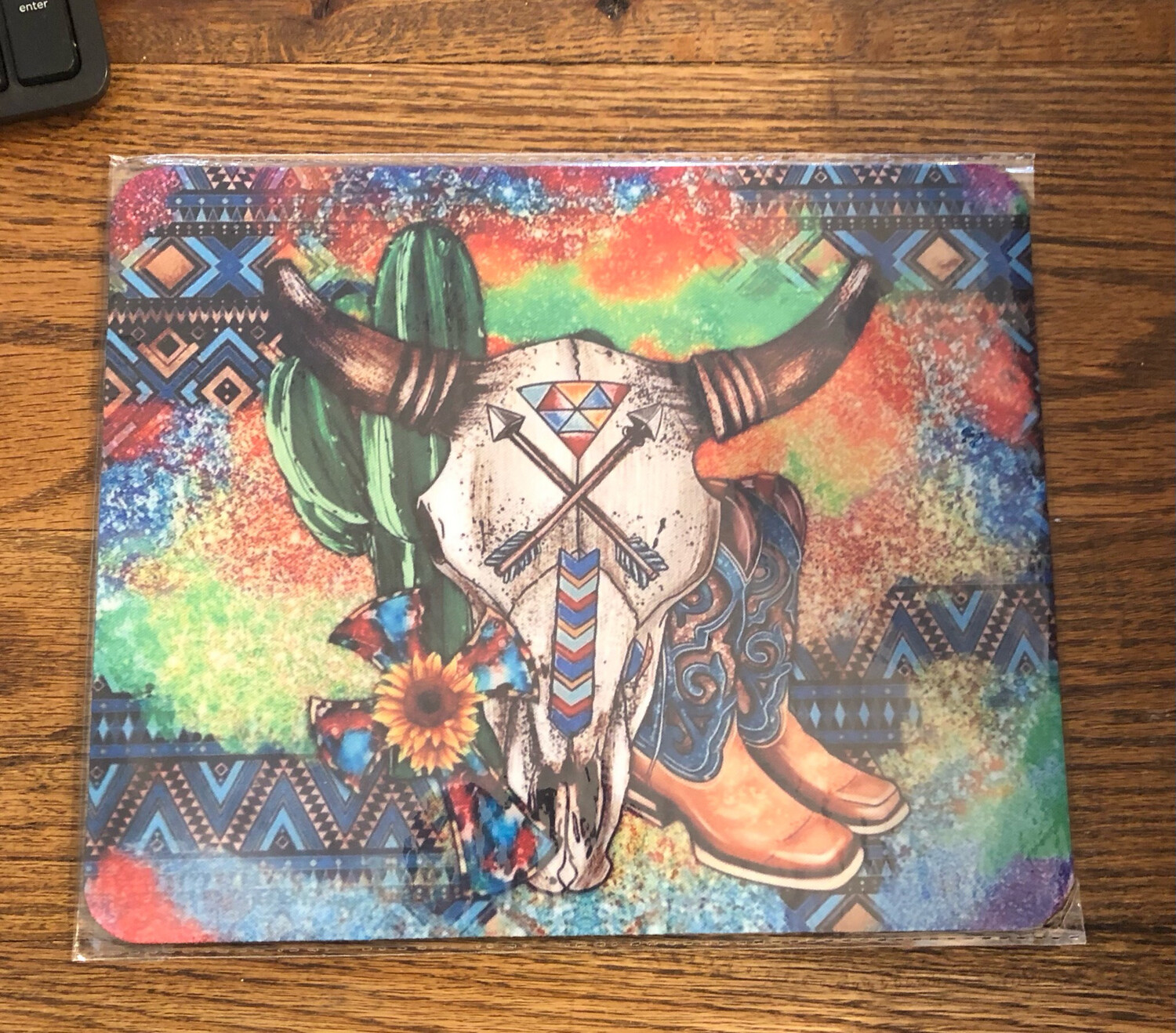 Boots / Steer Head Mousepad