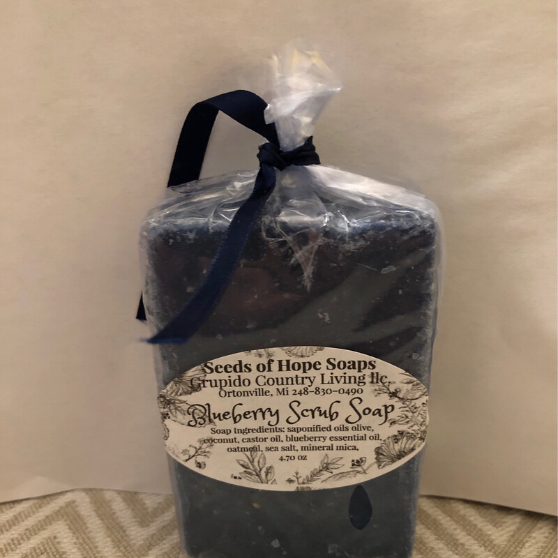 Blueberry Scrub Soap