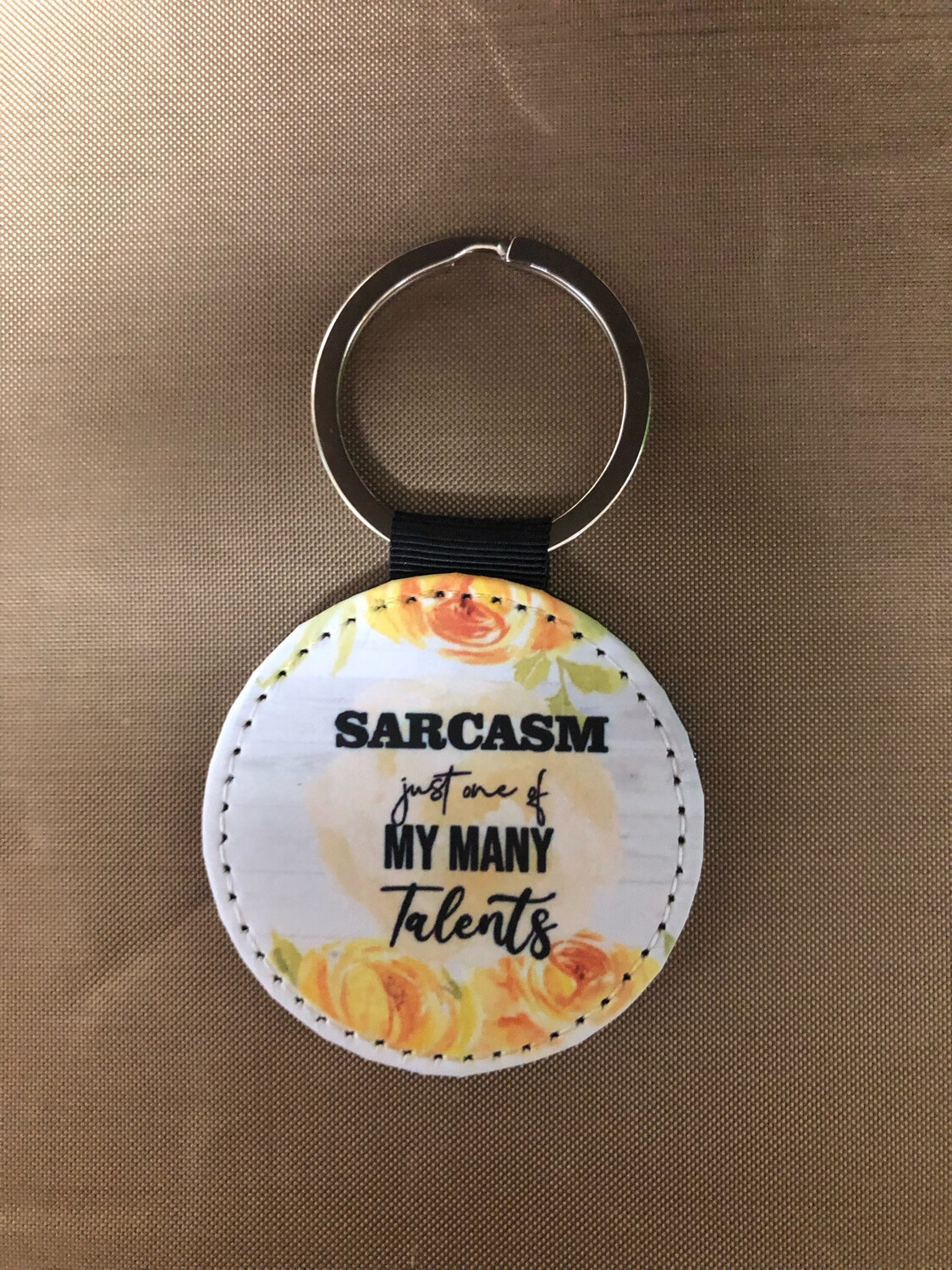 Round Keychain - Sarcasm