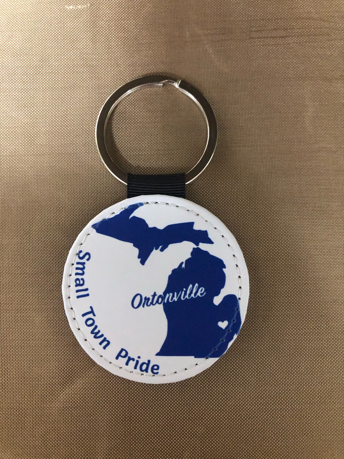 Round Keychain - Small Town Ortonville