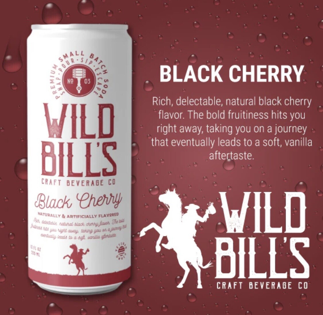 Black Cherry Soda 12 oz