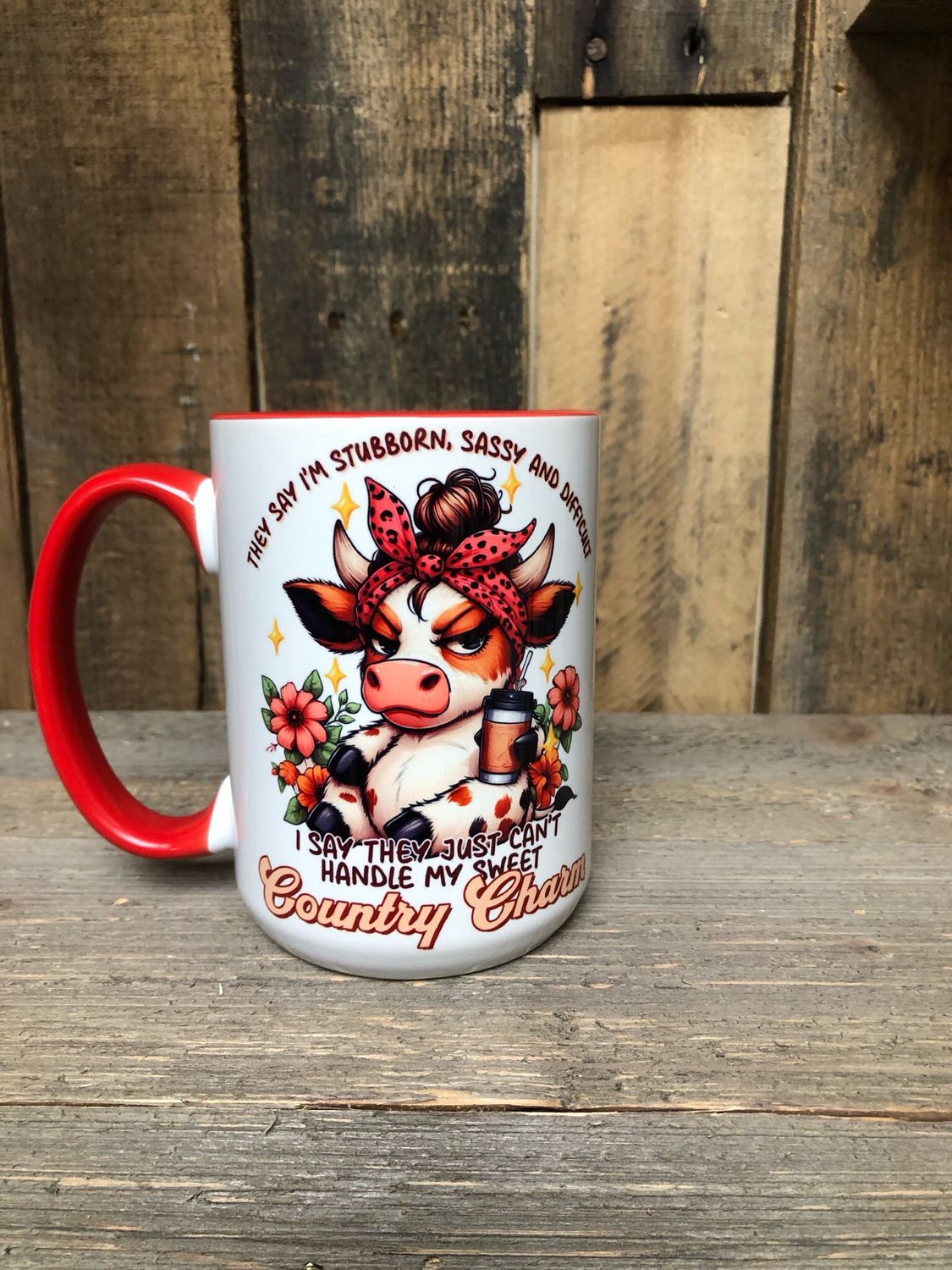 15 oz Ceramic Mug Country Charm