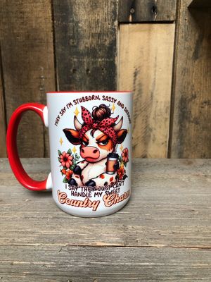 15 oz Ceramic Mug Country Charm