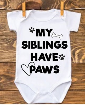 My Sibling Has Paws Onesie