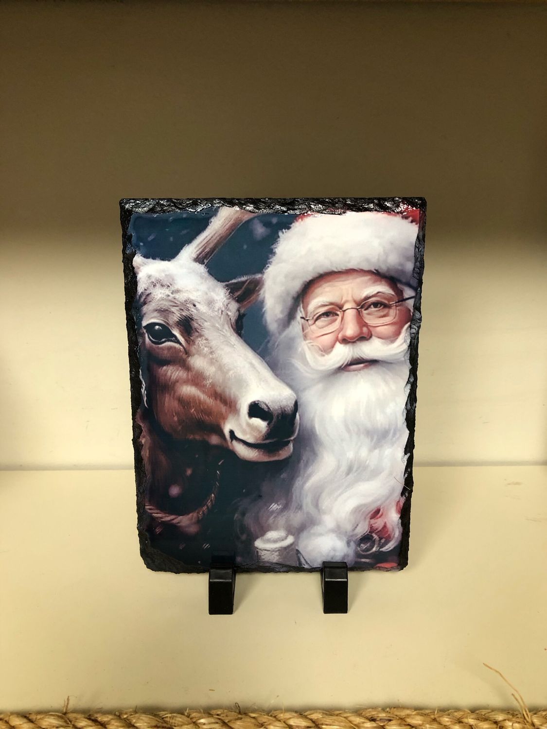 Santa &amp; Reindeer Slate