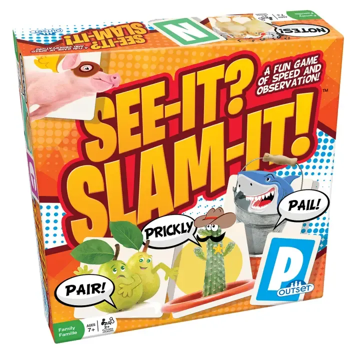 Outset Games and Cobble Hill Puzzles - See-It? Slam-It! Board Game