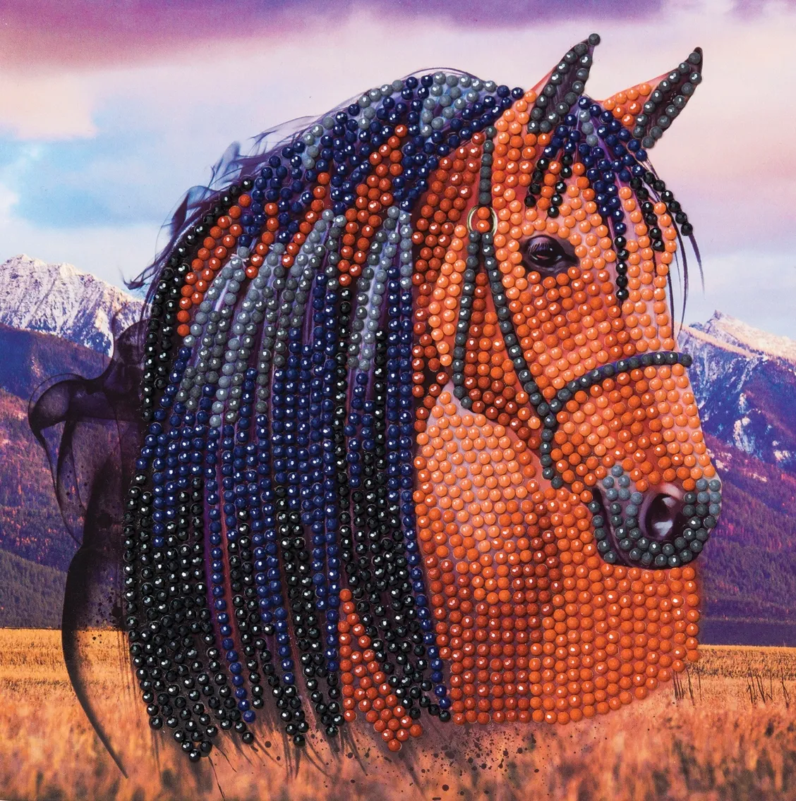 Outset Games and Cobble Hill Puzzles - Crystal Art Card Kit: Horse