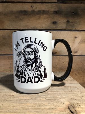 15 oz. Ceramic Mug - I’m Telling Dad