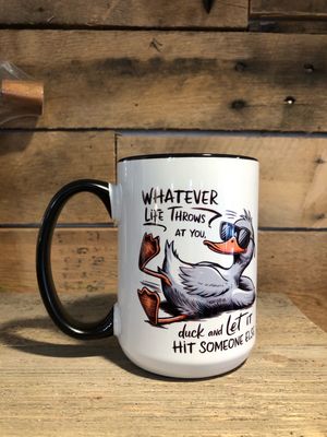Whatever Life Throws - 15 oz Ceramic Mug
