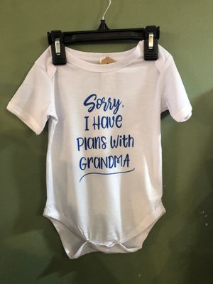 Plans with Grandma  Onesie