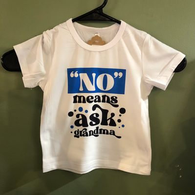 NO means... (Blue) Toddler Tee