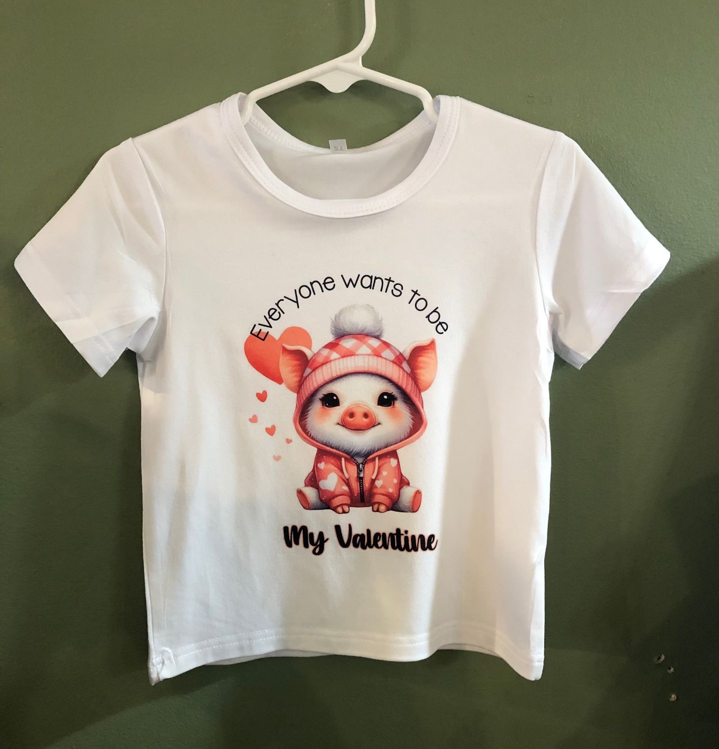 Piglet Valentine Toddler Tee