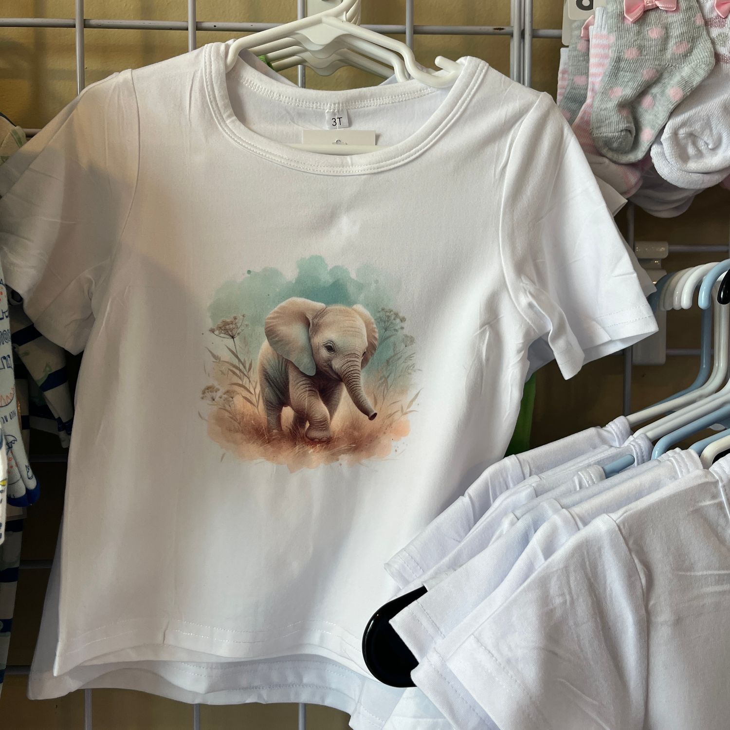 Elephant . Toddler Tee