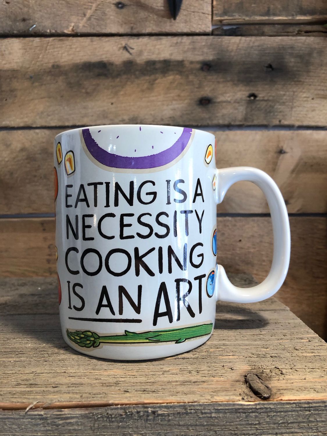PK - Mug Eating Is A Necessity Cooking Is A Art