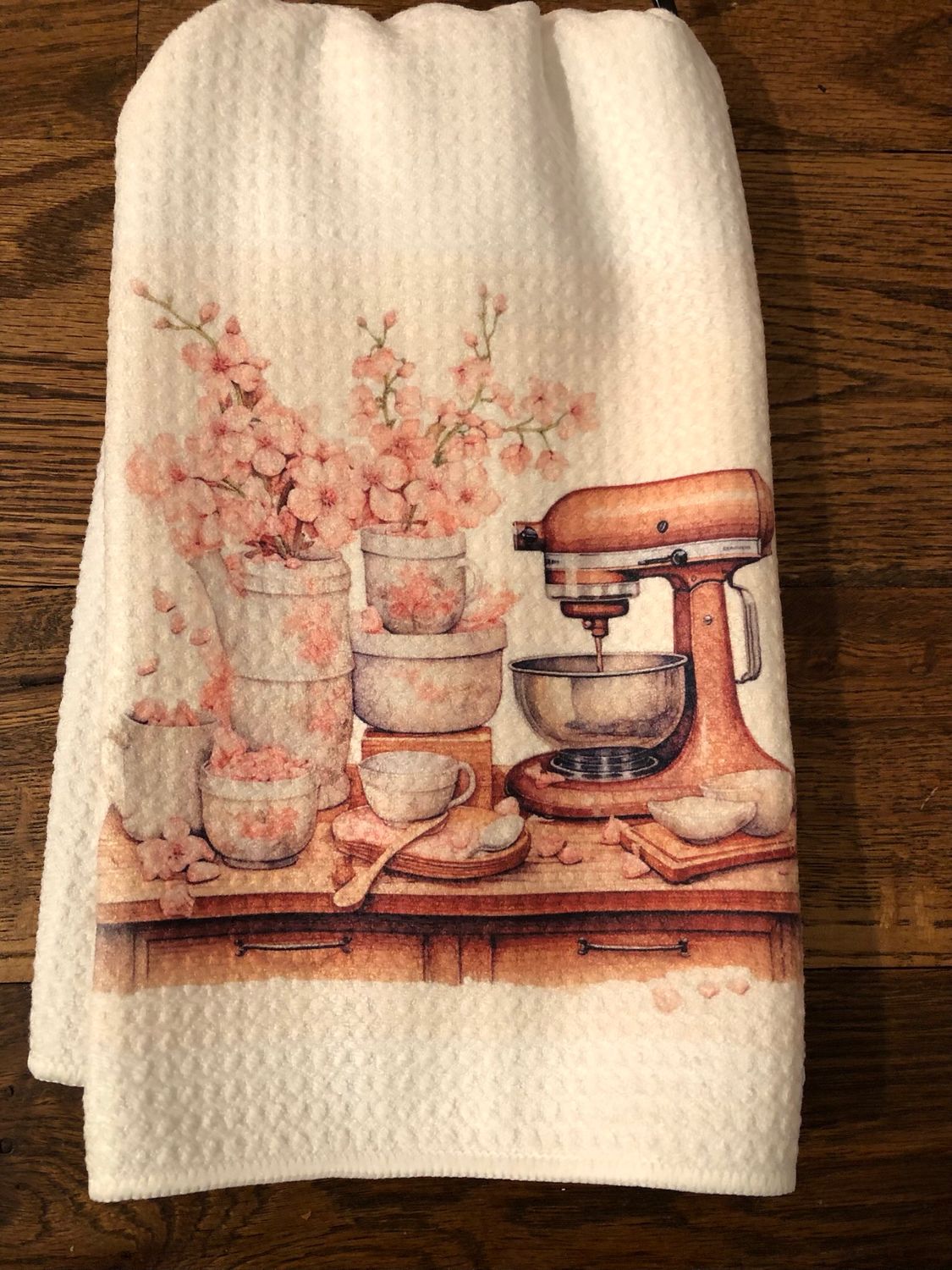 Pink Blender - Waffle Kitchen Towel