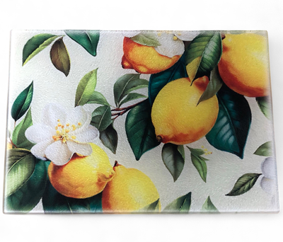 Glass Cutting Board - Lemons