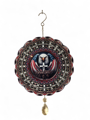 Eagle, Flag, Cross, Soldiers