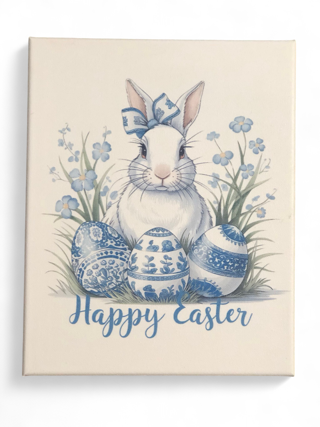 Happy Easter Blue Bunny