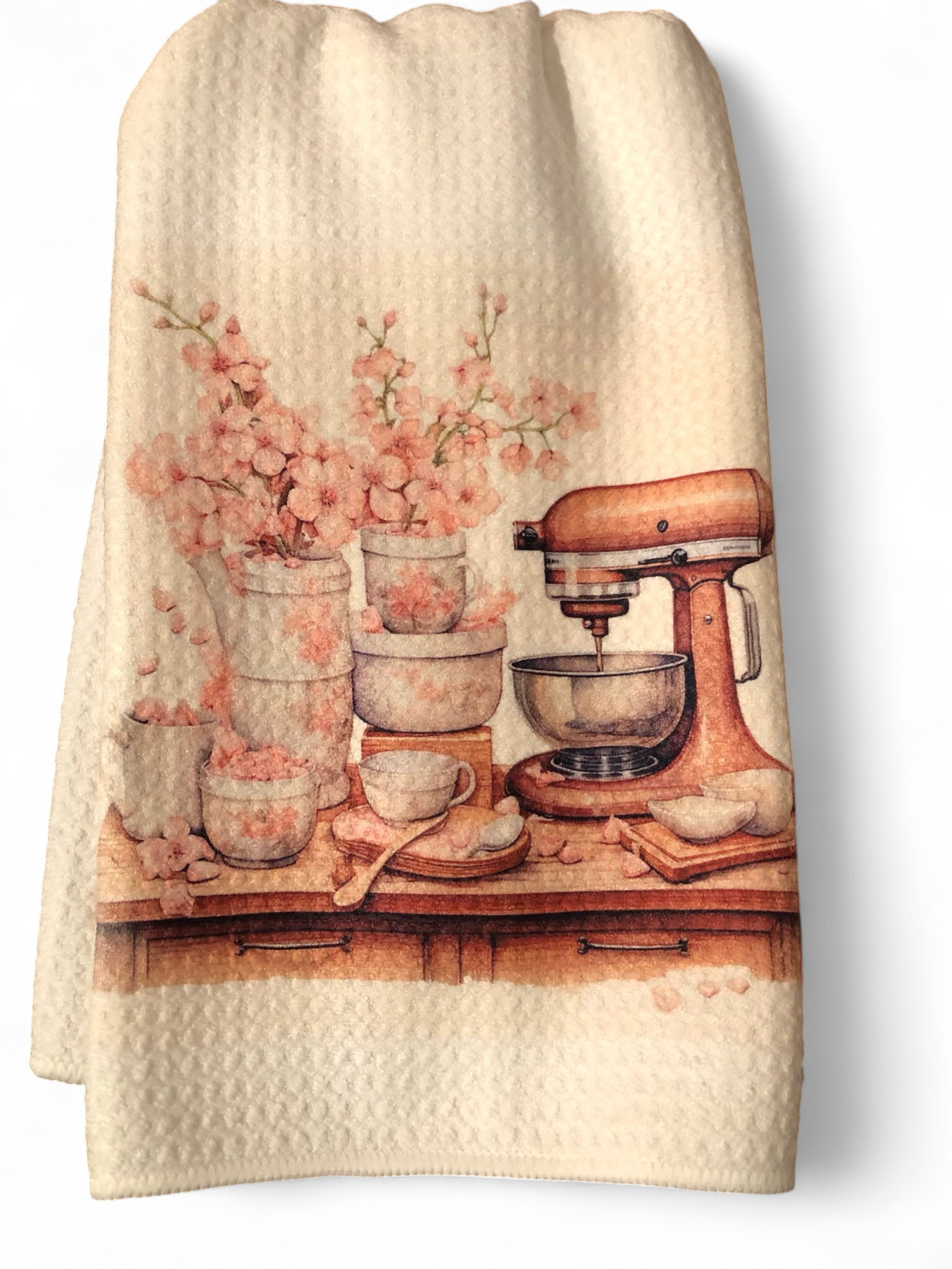 Pink Blender - Waffle Kitchen Towel